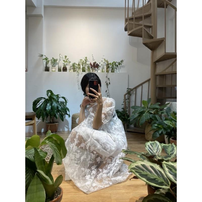 Đầm voan hoa trắng - Snowy Dress
