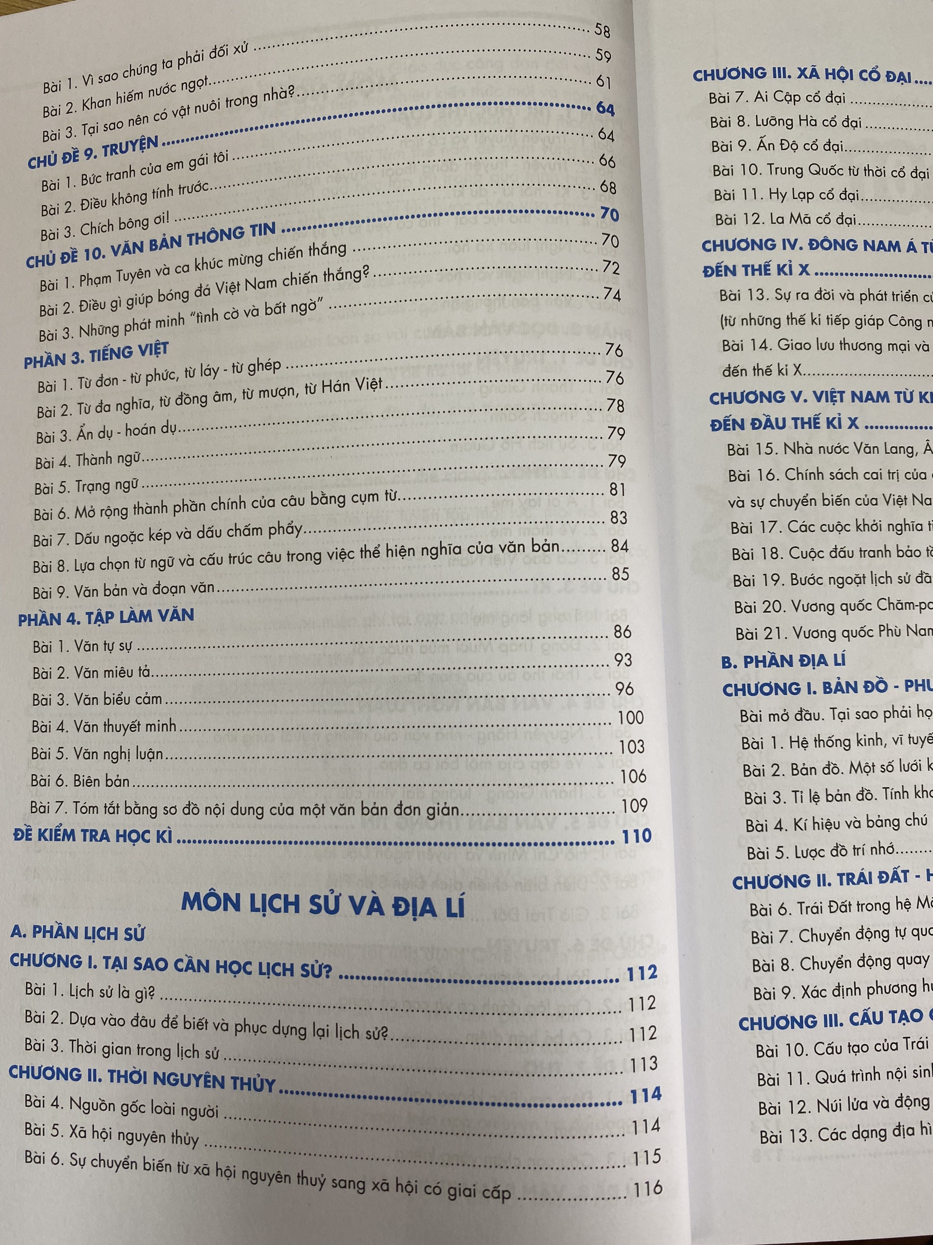 Lớp 6 - Sách Siêu trọng tâm lớp 6 môn Văn, Sử, Địa, GDCD bộ Cánh diều