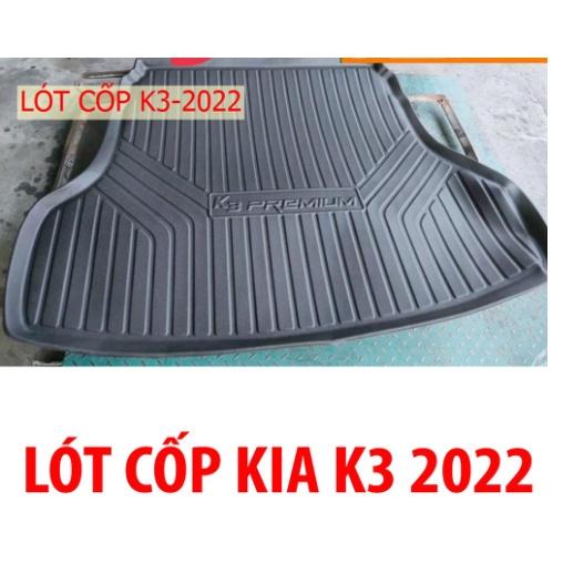 Lót cốp nhựa dẻo xe Kia K3 2022 nhựa dẻo cao cấp tiện lợi không mùi