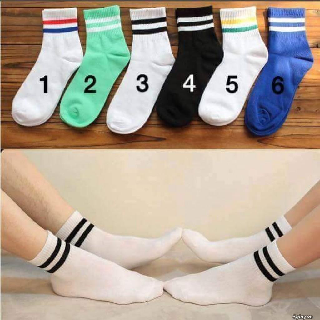 Bộ 05 Đôi Tất Sọc Phong Cách Hàn Quốc