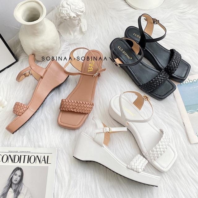 Sandal xuồng quai ngang bính