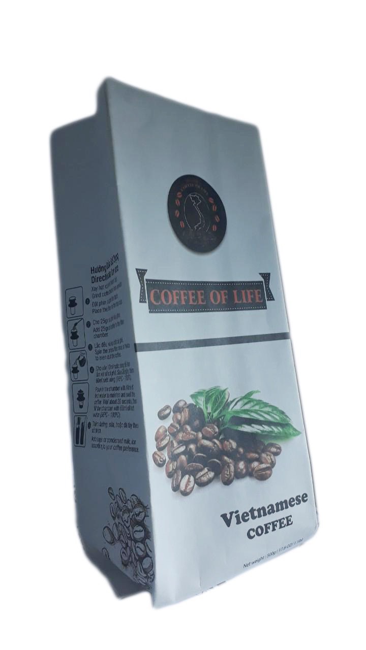 CAFE BỘT PHA PHIN - COFFEE OF LIFE - GÓI 500G