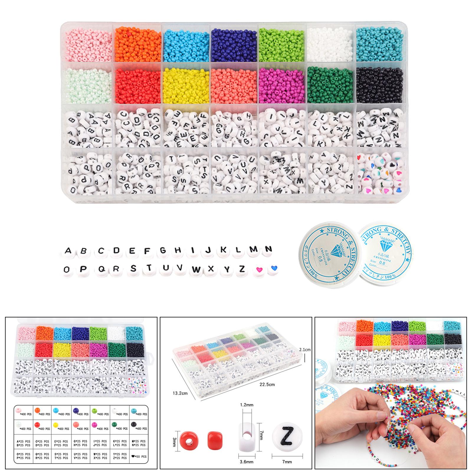 3mm Glass Seed Bead Small Spacer Beads DIY Necklace Jewelry Making Supplies