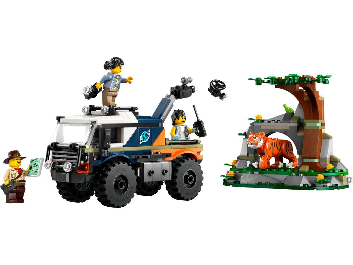 Đồ Chơi Lắp Ráp Xe Địa Hình Cứu Hộ Động Vật - Jungle Explorer Off-Road Truck - Lego City 60426 (314 Mảnh Ghép)