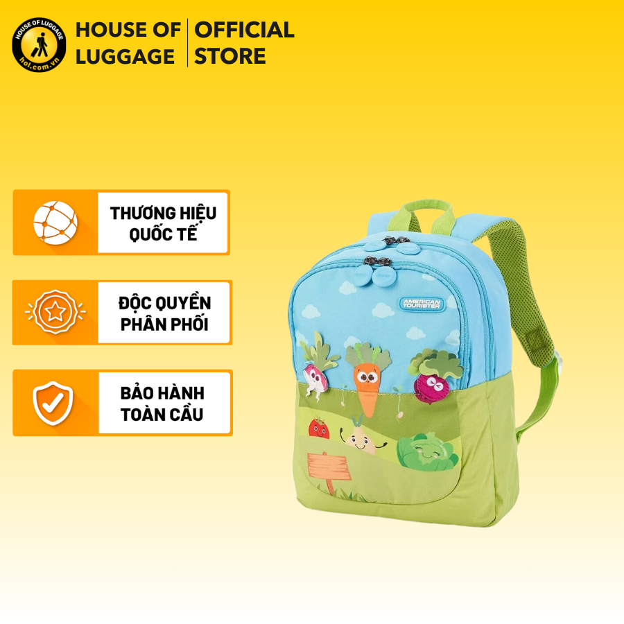 Balo trẻ em Yoodle 2.0 - Ava Green AMERICAN TOURISTER - MỸ sản phẩm chính hãng bảo hành quốc tế