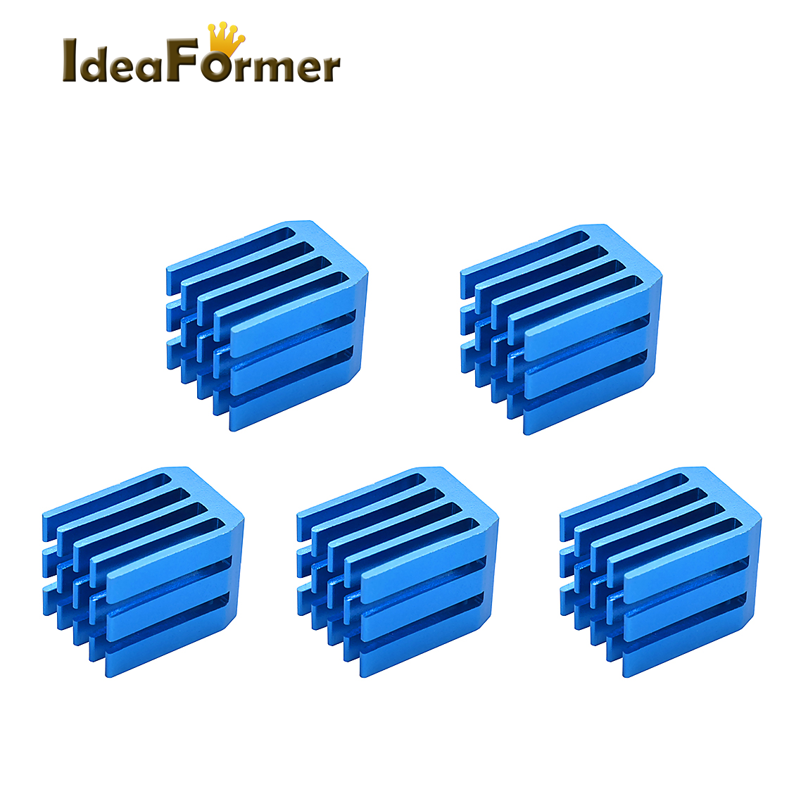 4/5/10 Cái/lốc 3D Máy In Phần Động Cơ Bước Lái Xe Tản Nhiệt Làm Mát Khối Tản Nhiệt Cho TMC2100 LV8729 DRV8825 Ổ Các Mô Đun