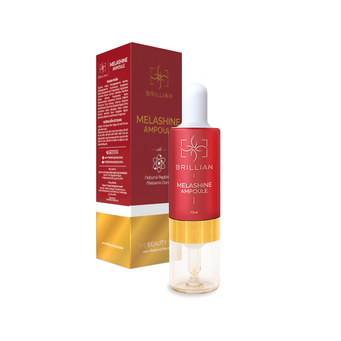 Brillian Melashine Ampoule - Trị nám, làm mờ nám và ngăn chặn tái nám hiệu quả