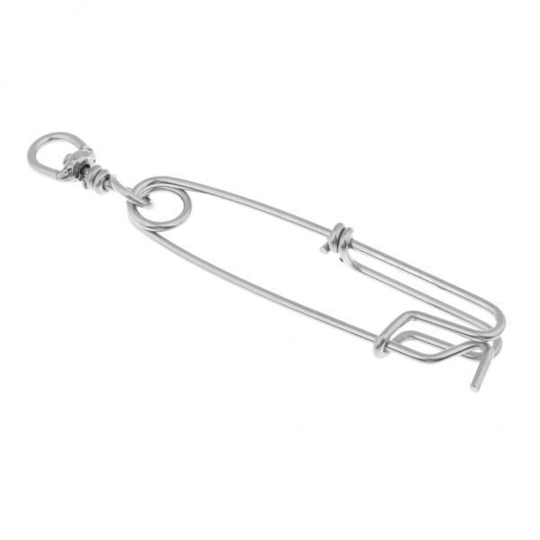 12x Longline Branch Hanger Snap Swivel Speargun Float Line Tuna Clip Fishing Accessories Silvery