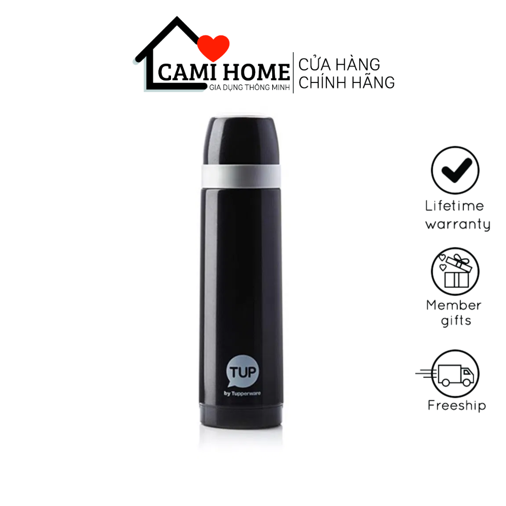 Bình Giữ Nhiệt Thermos Sparkling 500ml, Giữ Nhiệt Tốt Chính Hãng Tupperware, Kín Khí Kín Nước, Giữ Ấm Trà, Cà phê, Nước Nóng