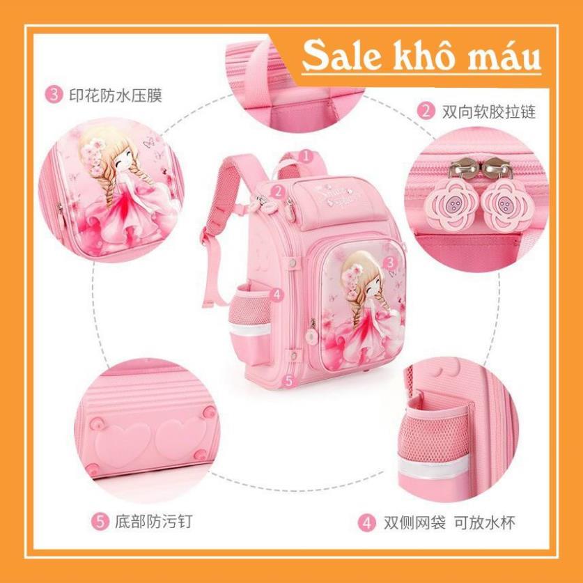Balo chống gù lưng cho bé tiểu học CHỐNG NƯỚC Phản quang