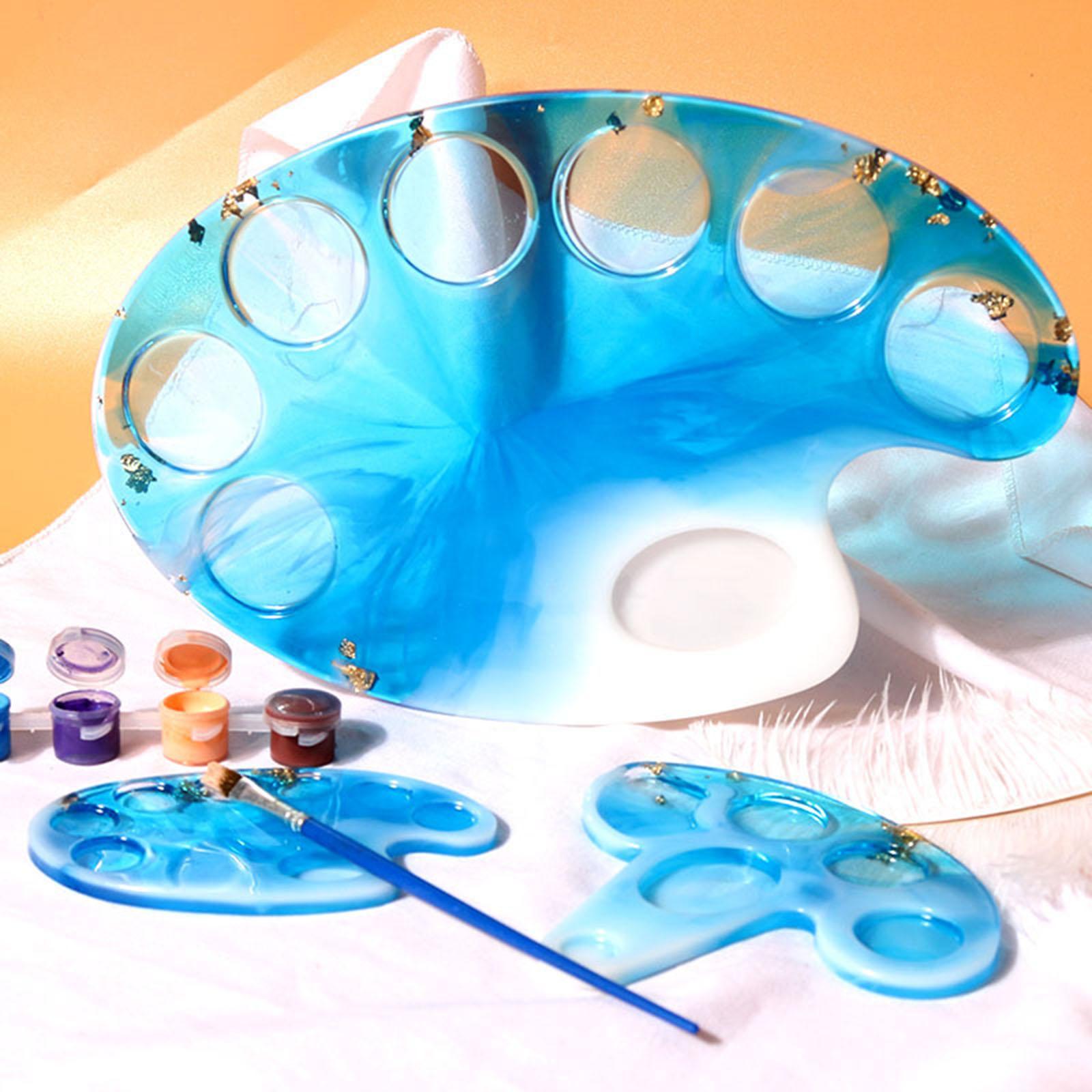 3x Silicone Epoxy Resin Paint Tray Mould Supplies