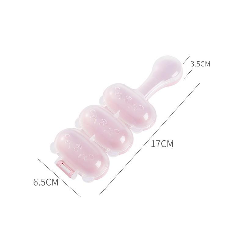 Khuôn lắc cơm cho bé lúa mạch tạo hình đáng yêu kích thích vị giác cho trẻ con bé rất thích VINKID