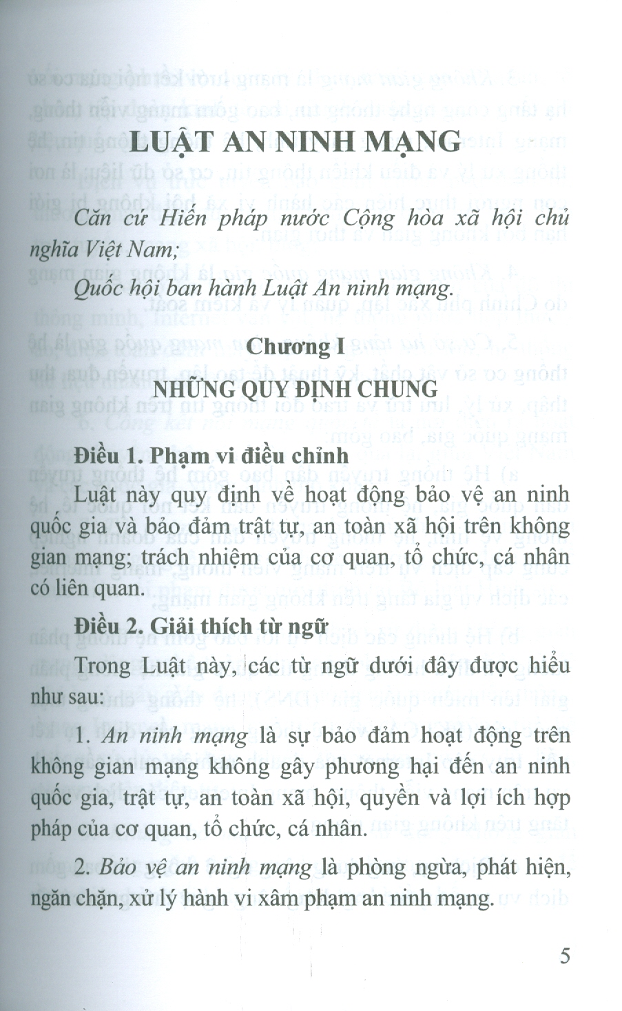 Luật An Ninh Mạng Và Văn Bản Hướng Dẫn Thi Hành 