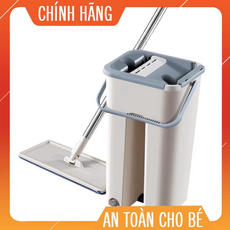 Bộ cây lau nhà thông minh kèm thùng vắt 2 ngăn Inochi BH-M900 (Size Trung) (tiêu chuẩn Nhật Bản)