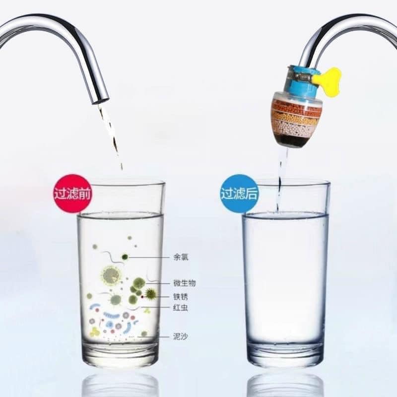 ĐẦU LỌC NƯỚC TẠI VÒI 6 TẦNG CÔNG NGHỆ NHẬT WASANI TIỆN DỤNG