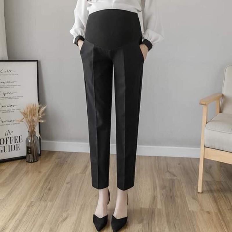 Quần Baggy Bầu Chất Tuyết Mưa Có Chỉnh Chun