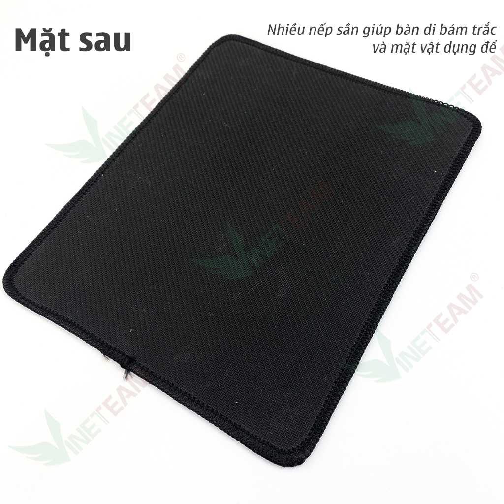 VINETTEAM Miếng lót chuột - Bàn di chuột V1 chơi game Mouse pad hình chữ nhật  21,5 x 17,5 cm  bo viền dày 3 li -  hàng chính hãng