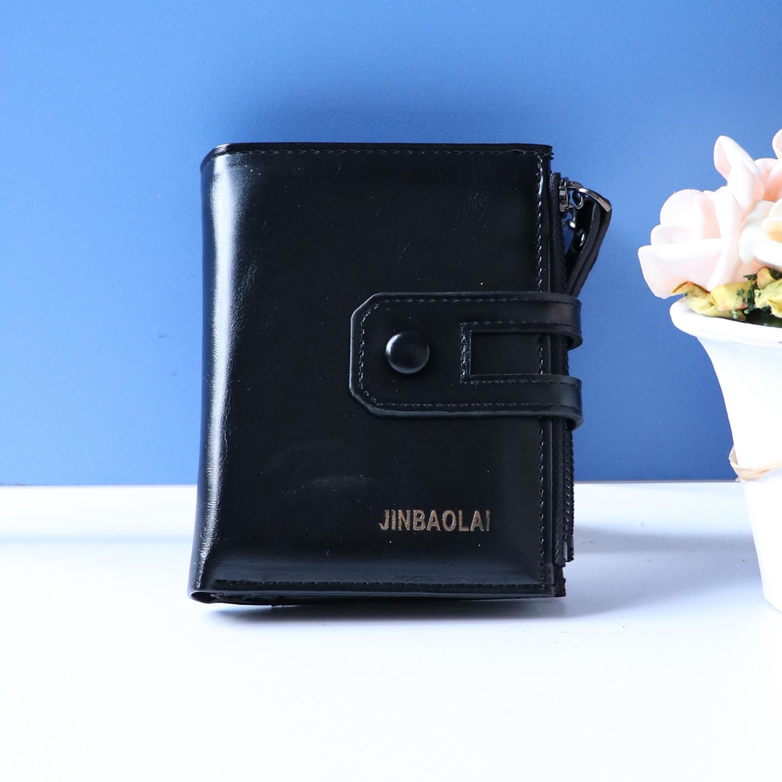 Unisex Small Wallet Purse Bifold Leather Short  Holder Clutch