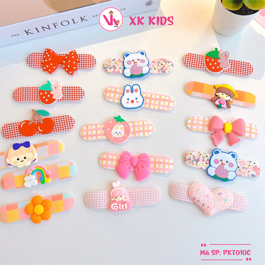 Set 3 băng đô tóc bé gái nhiều hình XK KIDS PKT010C