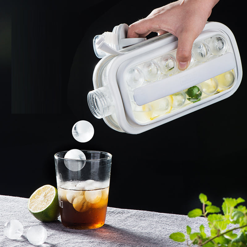 [Hàng Mới Về] Hộp Đựng Nước, Khay Làm Đá Viên Tạo Hình 3D Sáng Tạo 2 Trong 1 Tiện Dụng - Giao Màu Ngẫu Nhiên