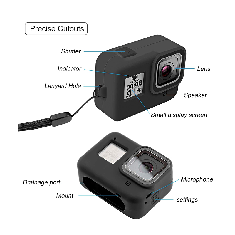 Bao bảo vệ silicon cho Gopro 8 Black