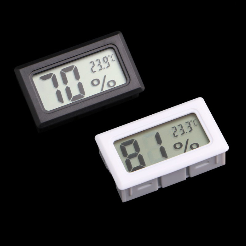 Nhiệt kế đo nhiệt độ kiêm độ ẩm đa năng (hình chữ nhật-màu ngẫn nhiên), lắp âm
