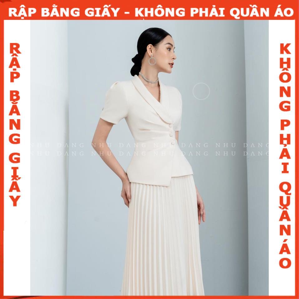 Rập giấy áo cổ sam mã 74 - bản vẽ