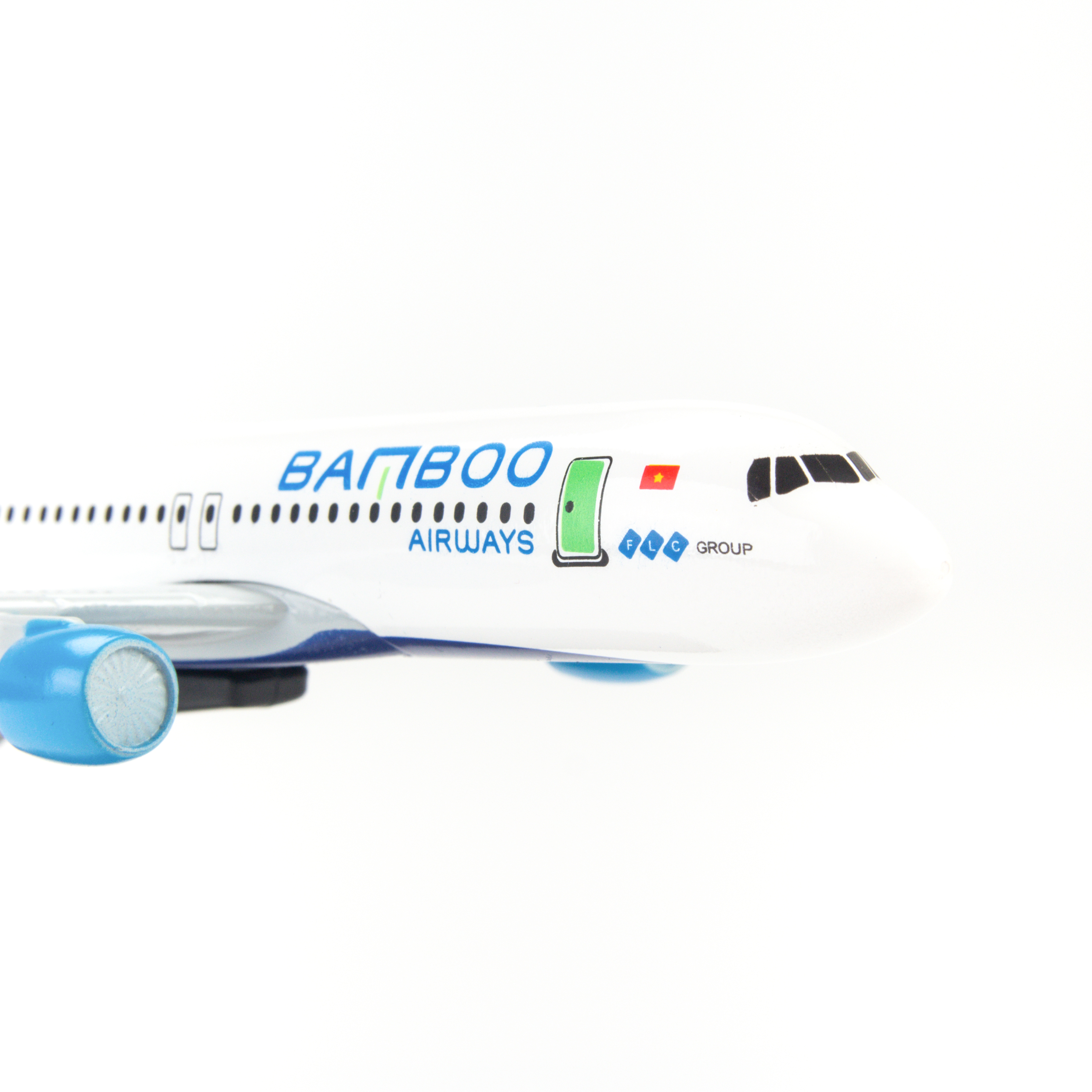 Mô hình máy bay Bamboo Airways Airbus A320 16cm MBMHS16