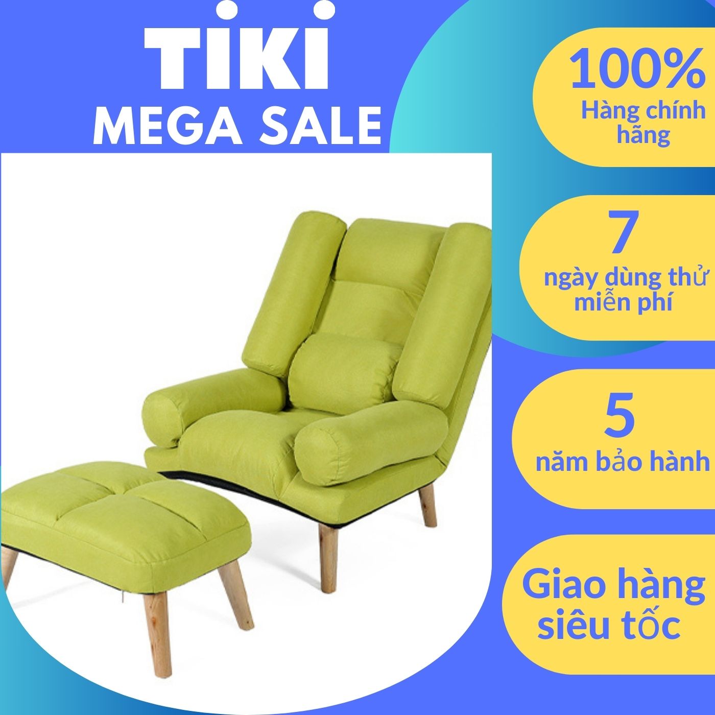 Ghế Sofa Thư Giãn Nghỉ Ngơi, Ghế Sofa Bọc Tay, Ghế Bành Phong Cách Hàn Quốc Kiểu Dáng Sang Trọng Đệm Bông Cao Cấp Êm Ái Chống Xẹp Khi Sử Dụng Lâu Điều Chỉnh Độ Ngả Lưng 180* Đáp Ứng Mọi Nhu Cầu Sử Dụng