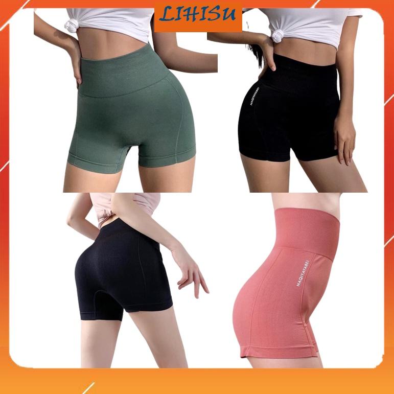 Quần đùi legging tập Gym Yoga Aerobic GEN BỤNG NÂNG MÔNG mặc đẹp thoải mái dễ chịu có TÚI ZIP RIÊNG siêu hot QT01