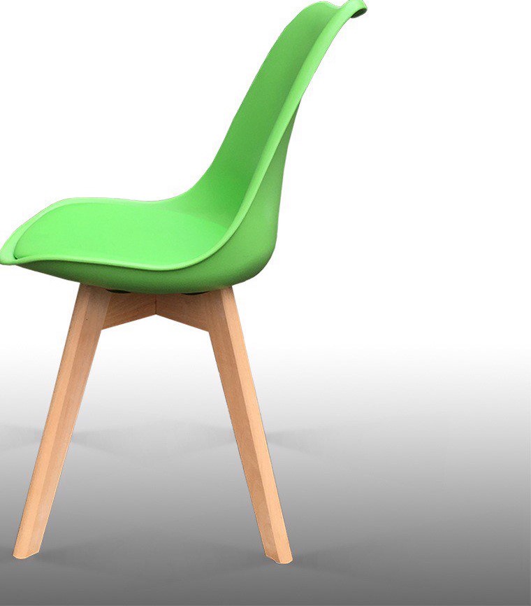 Ghế chân gỗ mặt nhựa 