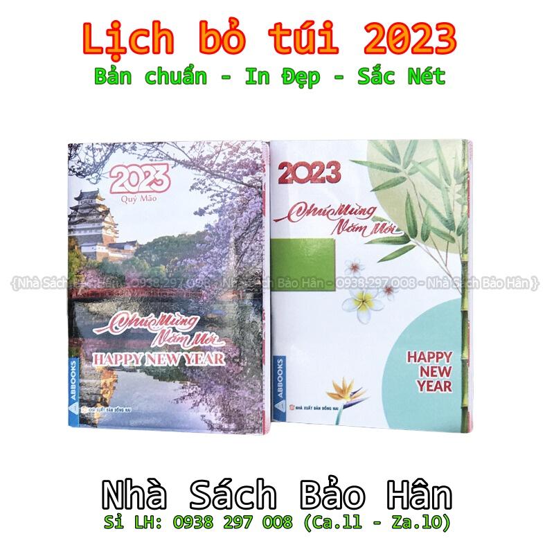 Lịch cầm tay, lịch bỏ túi 2023 tiện lợi ghi chú nhắc nhở (KT: 7x10cm) - GIAO NGẪU NHIÊN MẪU ẢNH