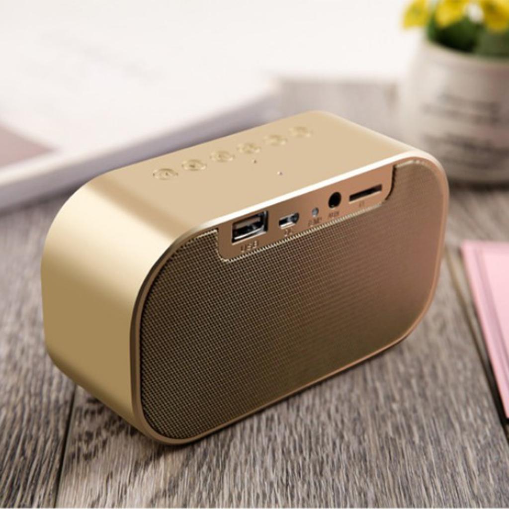 Wireless LED Mirror Surface Bluetooth Alarm Clock Speaker Table Clock for Home Office Decoration
