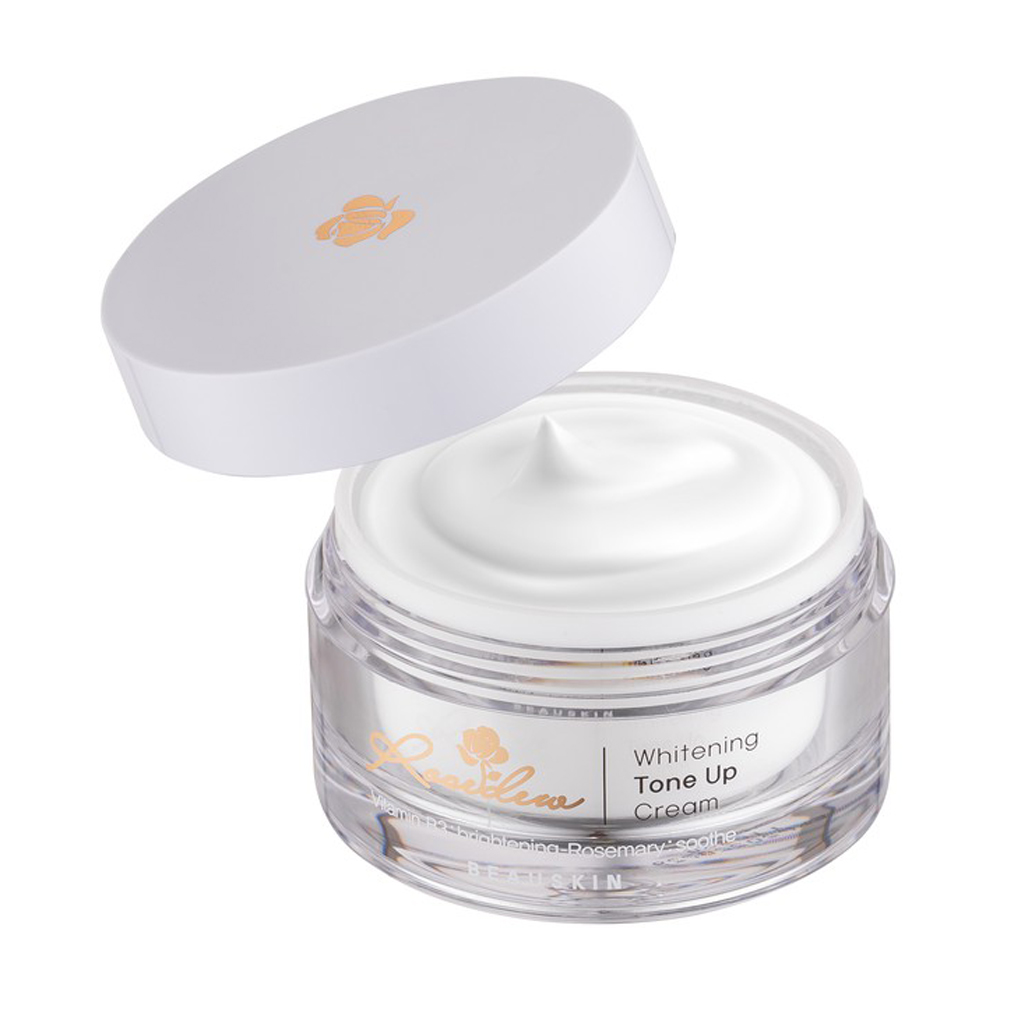 Kem dưỡng trắng da nâng tone Beauskin Rosedew Whitening Tone Up Cream Hàn Quốc 50ml