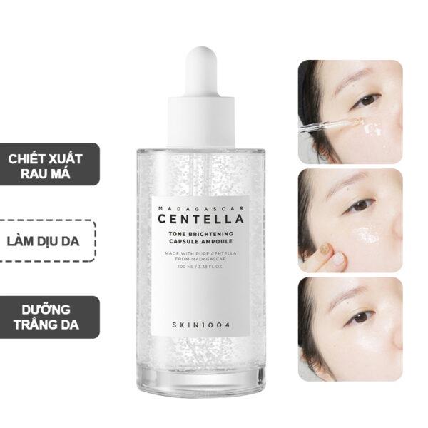 Tinh chất sáng da chuyên sâu Skin1004 Madagascar Centella Tone Brightening Capsule Ampoule 100ml