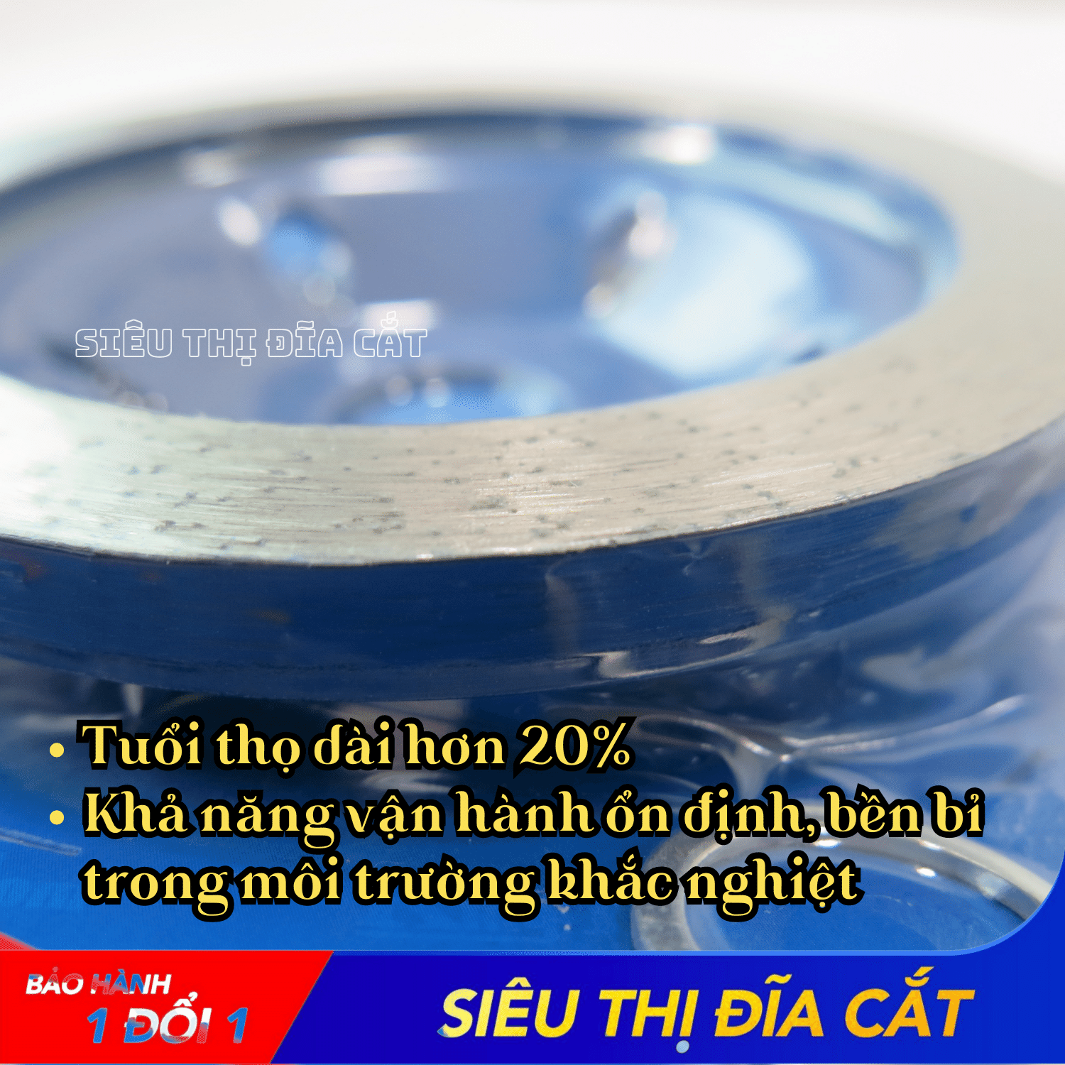 Chén Mài 100mm KingTom Ướt - Chuyên Mài Đá Granite, Hoa Cương, Bê Tông
