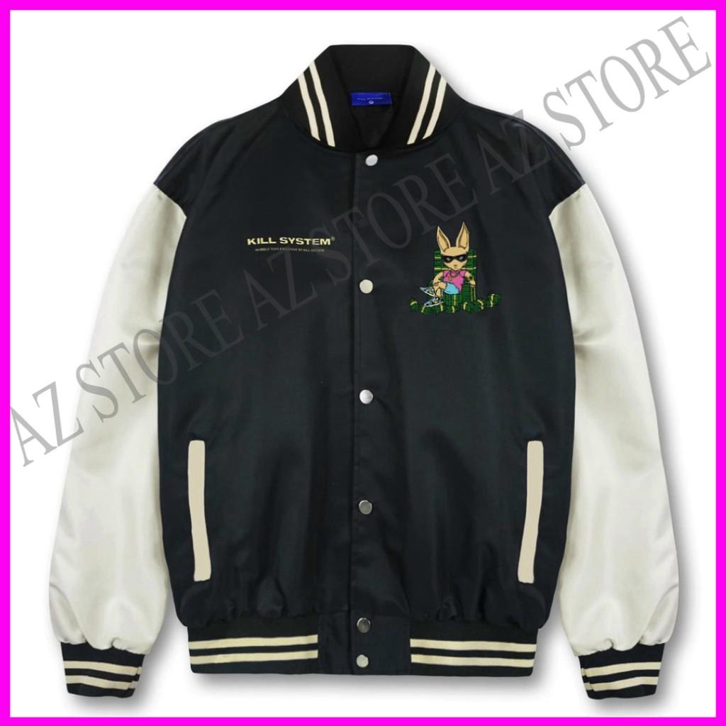 Áo Khoác Dù Nam Nữ Unisex - Áo Khoác Bomber SYSTEM Phối Tay