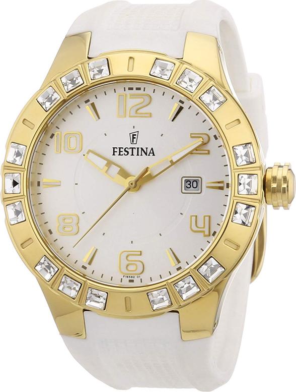 Đồng Hồ Nữ Dây Nhựa Festina F16582/1 (42mm)