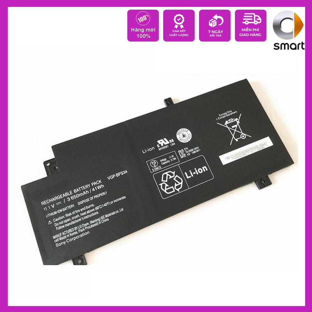 Pin cho Laptop Sony Vaio SVF14A15SGB SVF14AA1QW SVF14A15SGS - S34 - Pin Zin - Hàng Chính Hãng