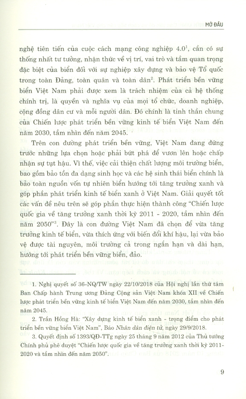 Kinh Tế Biển Xanh Các Vấn Đề Và Cách Tiếp Cận Cho Việt Nam (Sách tham khảo)