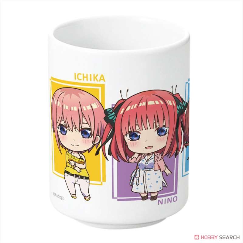 Cốc sứ trắng in hình GOTOUBUN NO HANAYOME Nhà Có Năm Nàng Dâu anime chibi dễ thương xinh xắn