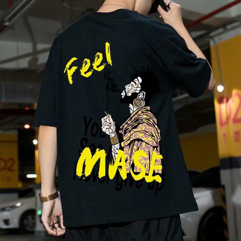 Áo Thun Tay Ngắn In Chữ Cá Tính Dành Cho Nam