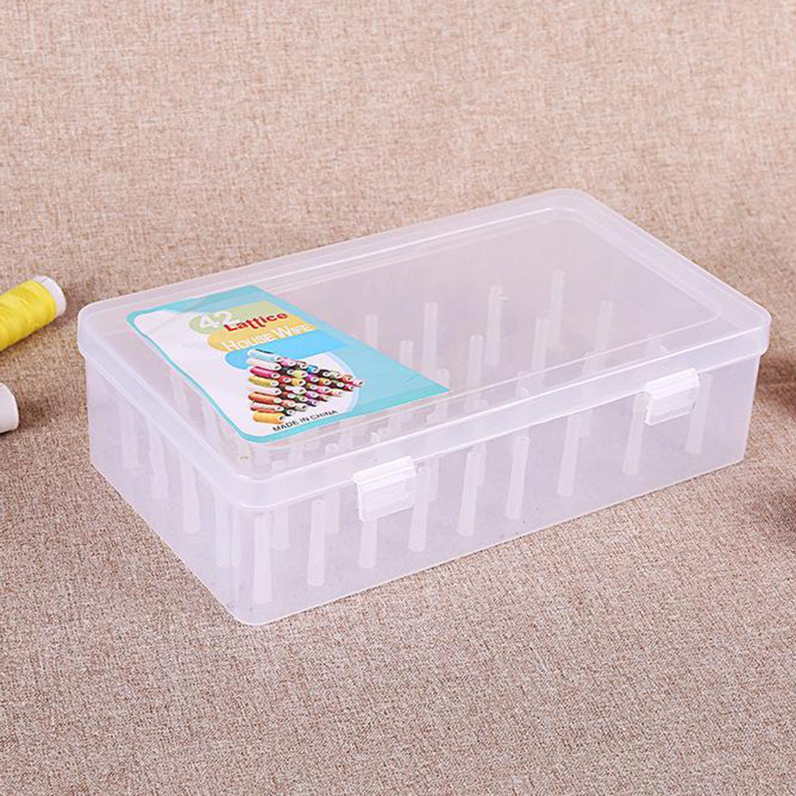 2pcs Embroidery Floss Thread Storage Organizer Box Sewing Thread Bobbins Holder
