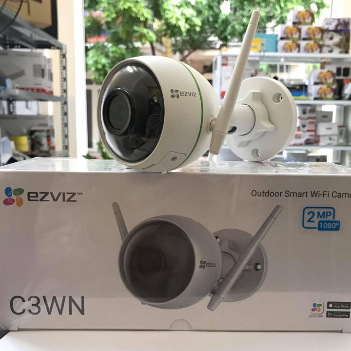 Camera IP Wifi ngoài trời EZVIZ C3WN độ phân giải 2MP hàng chính hãng Nhà An Toàn