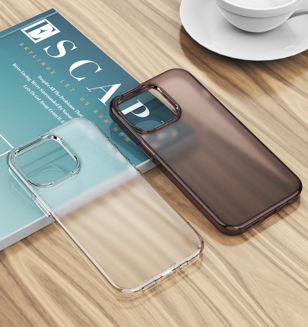 Ốp lưng nhám chống bám vân mồ hôi tay cho iPhone 15, 15 Plus, 15 Pro Max, 15 Pro hiệu Likgus Matte - chống sốc, chống ố - Hàng nhập khẩu