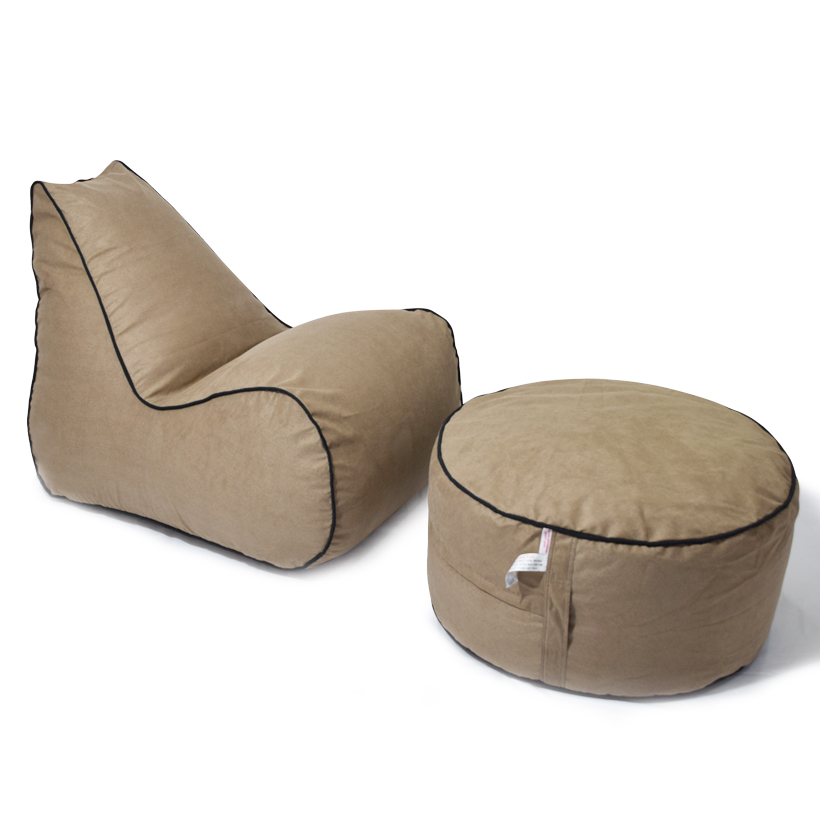 GHẾ LƯỜI SOFA SAVANNAH (SAVANNAH SOFA) MÀU DA RẮN MS73 - The Beanbag House