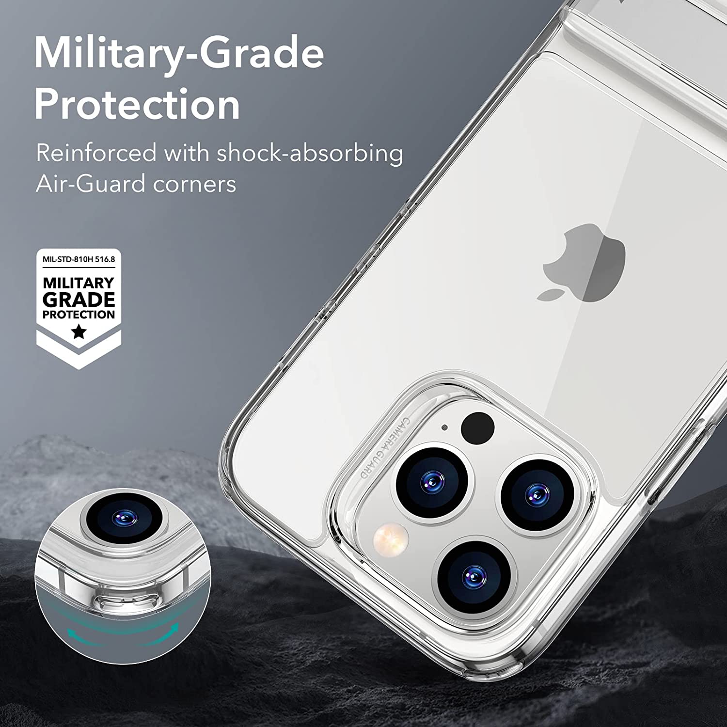 Ốp Lưng cho iPhone 14 Pro / iPhone 14 Pro Max ESR Metal Kickstand Phone Case - Hàng Chính Hãng