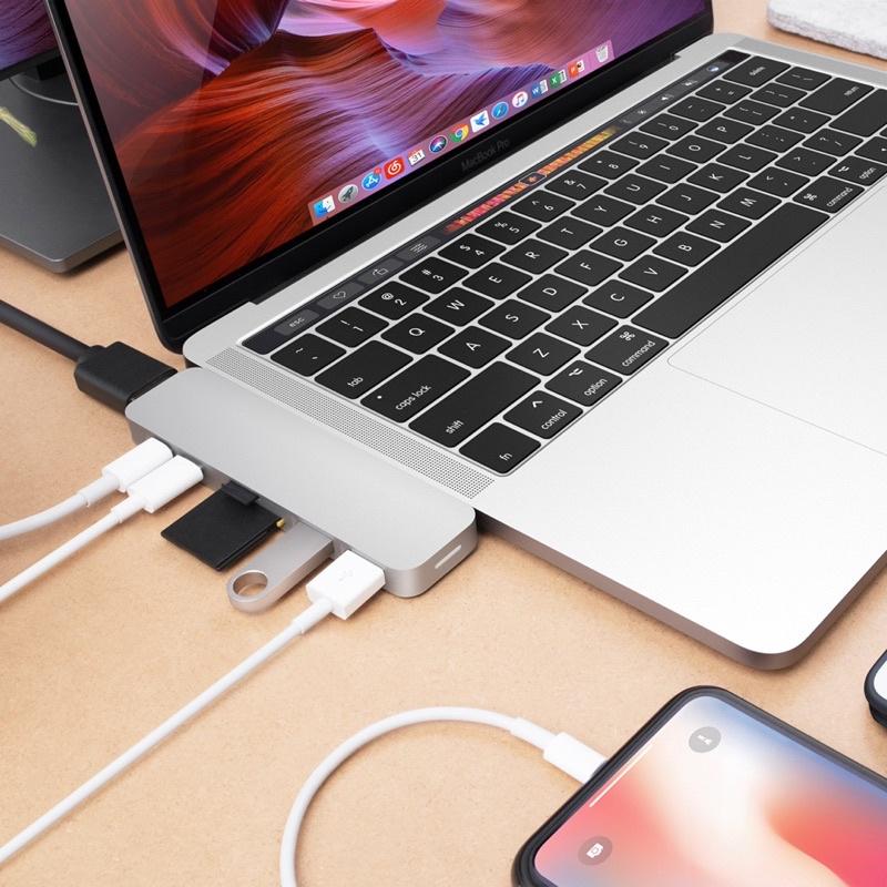 CỔNG CHUYỂN HYPERDRIVE DUO 7-IN-2 USB-C HUB FOR MACBOOK PRO/AIR - HÀNG NHẬP KHẨU