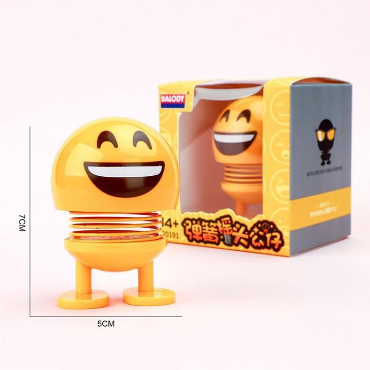 (Sỉ)Thú nhún emoji con lắc lò xo biểu cảm gương mặt-mẫu ngẫu nhiên( giao từ 10 con)  Jnice