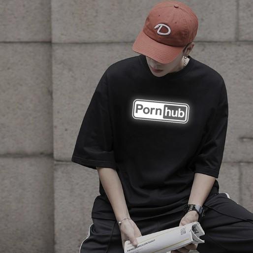 ÁO TAY LỠ UNISEX PHẢN QUANG WEB HEO XINH